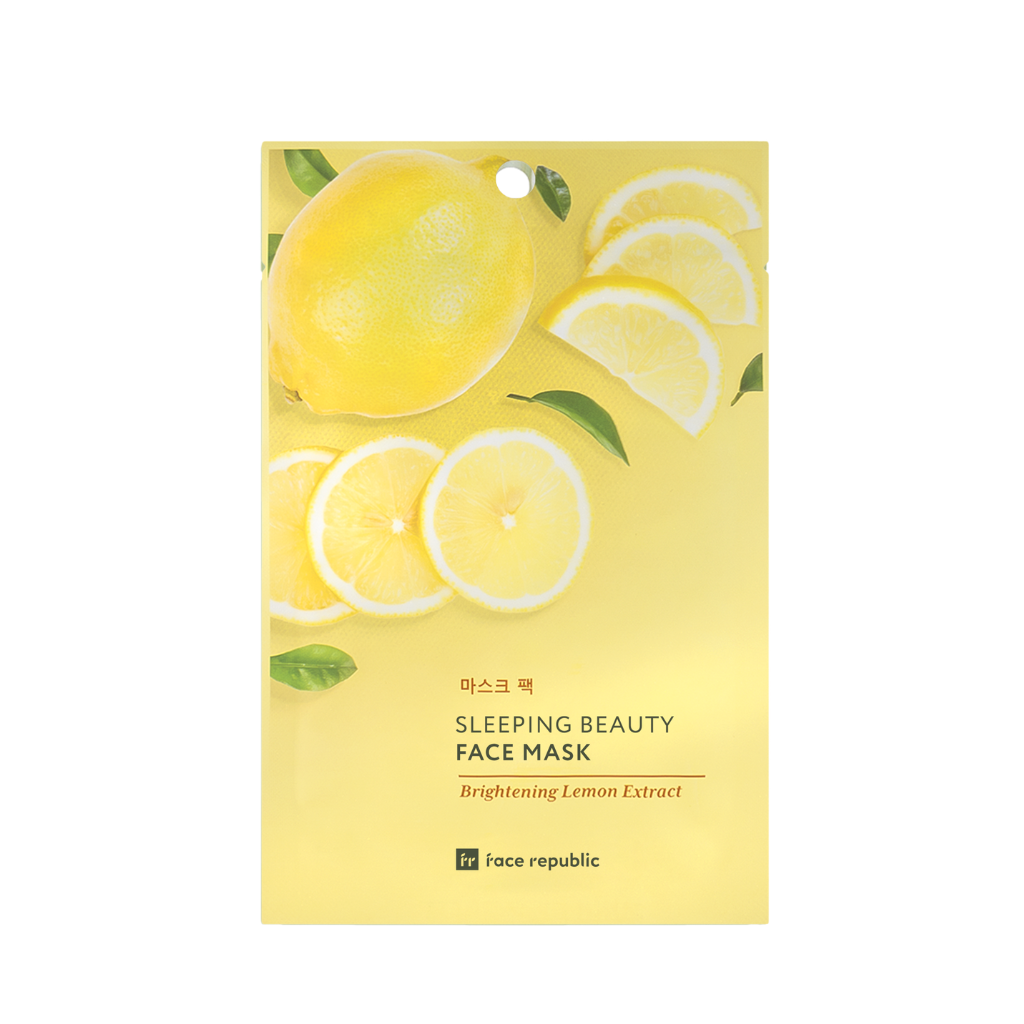 Face Republic | Brightening Lemon Sheet Mask - Naturelle