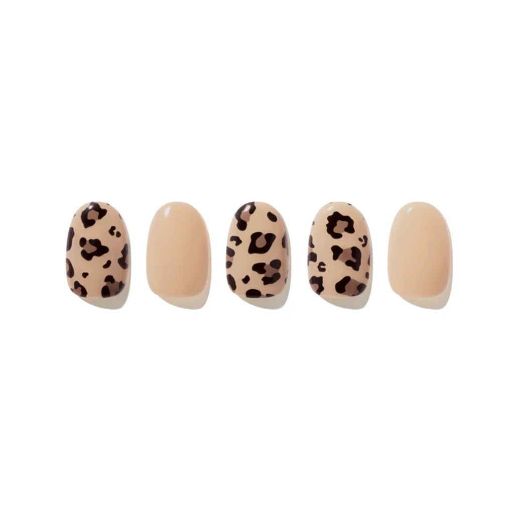 ÉDGEU | Gel Nail Sticker Leopard Neon Glow - Naturelle.fi