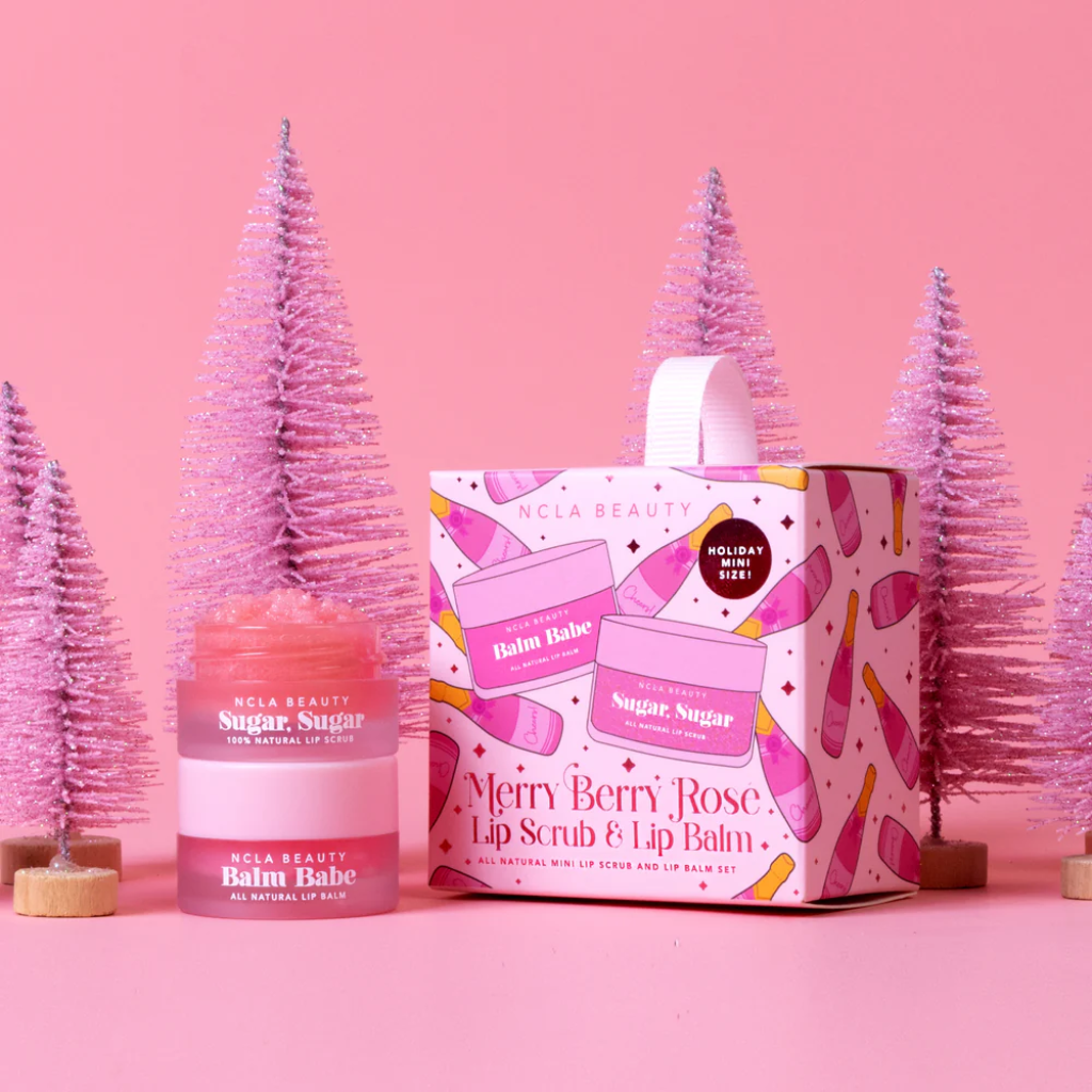 NCLA Beauty | Merry Berry Rosé Lip Duo Gift Set - Naturelle.fi