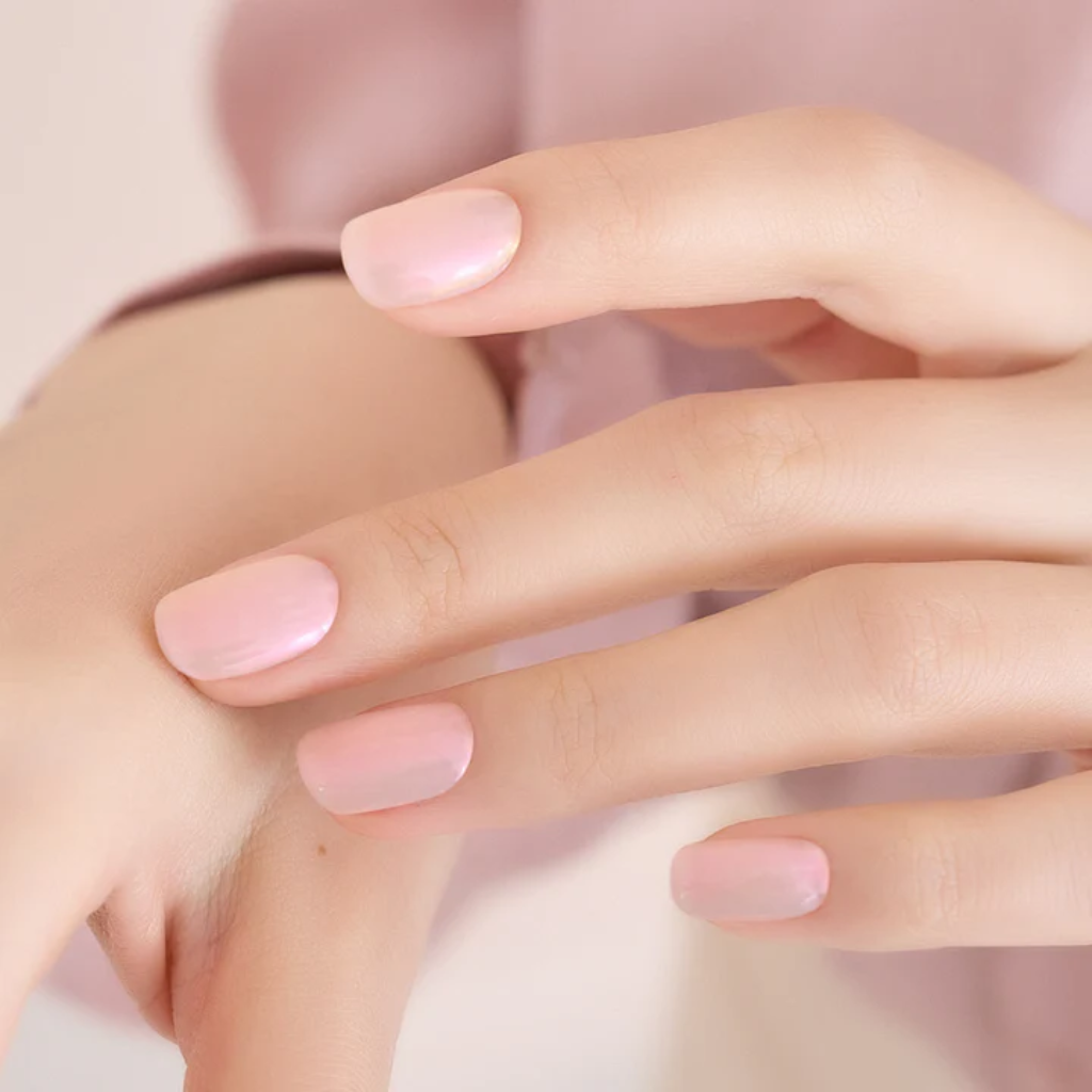 ÉDGEU | Gel Nail Sticker Mirror Milk Pink - Naturelle.fi