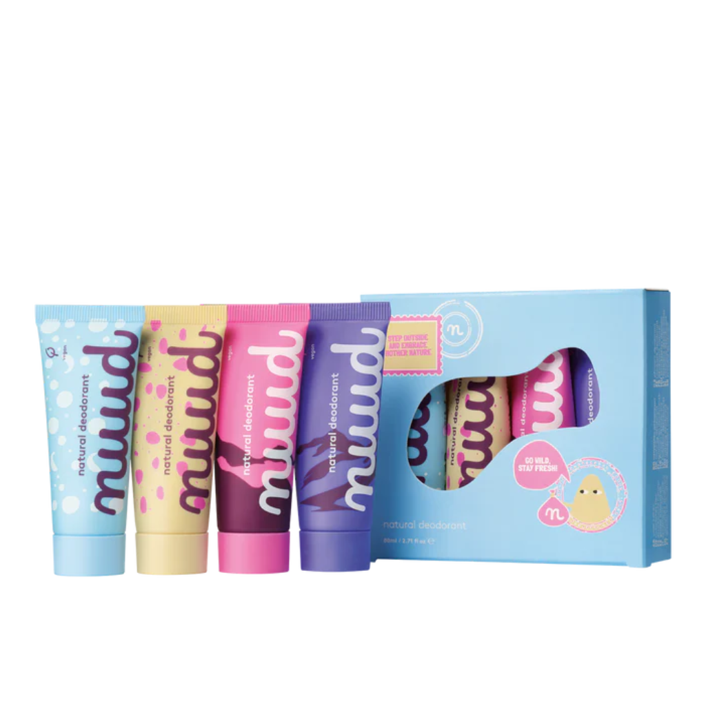 Nuud | All Natural Deodorant Family Adventure Pack - Naturelle