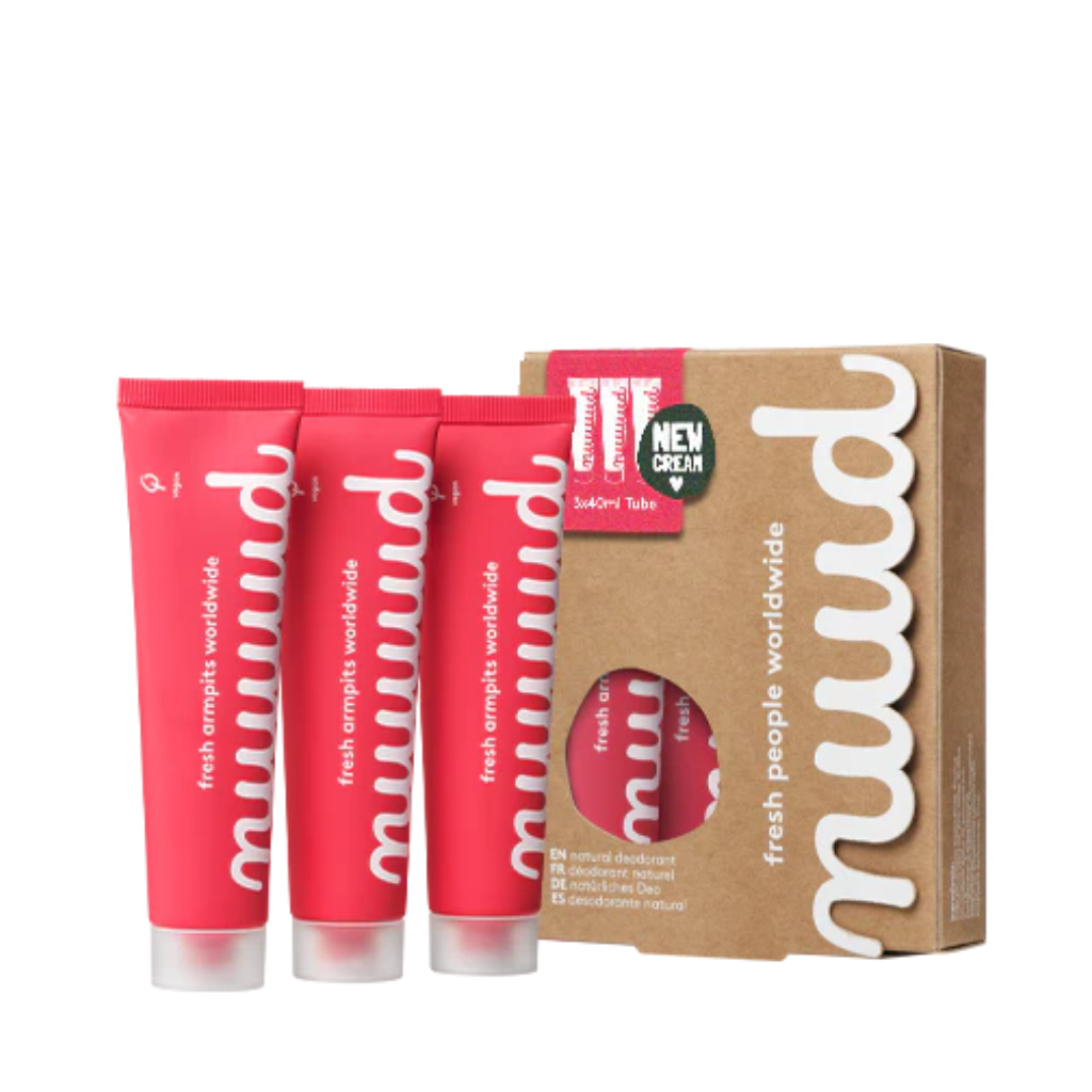 Nuud | All Natural Deodorant - xXL Pack New cream  - Naturelle