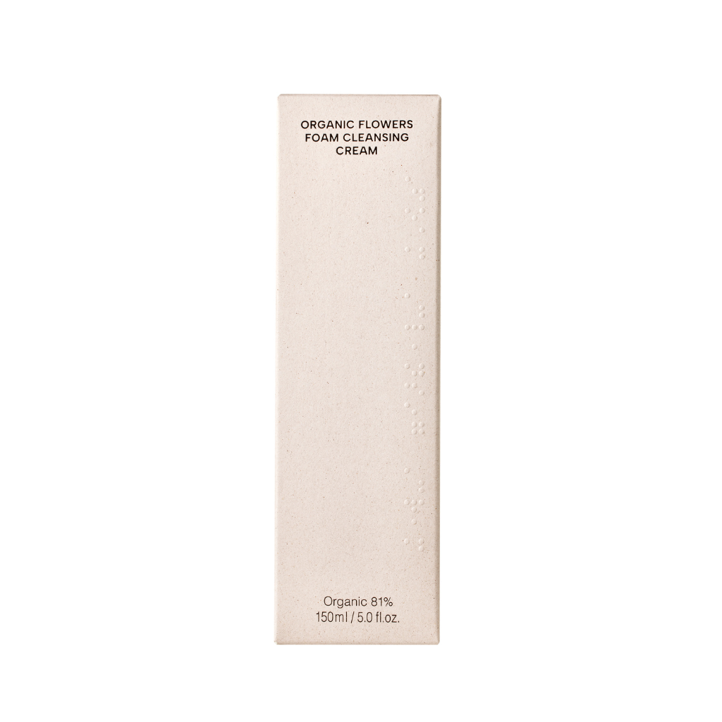 Whamisa | Organic Flowers Foam Cleansing Cream - Naturelle