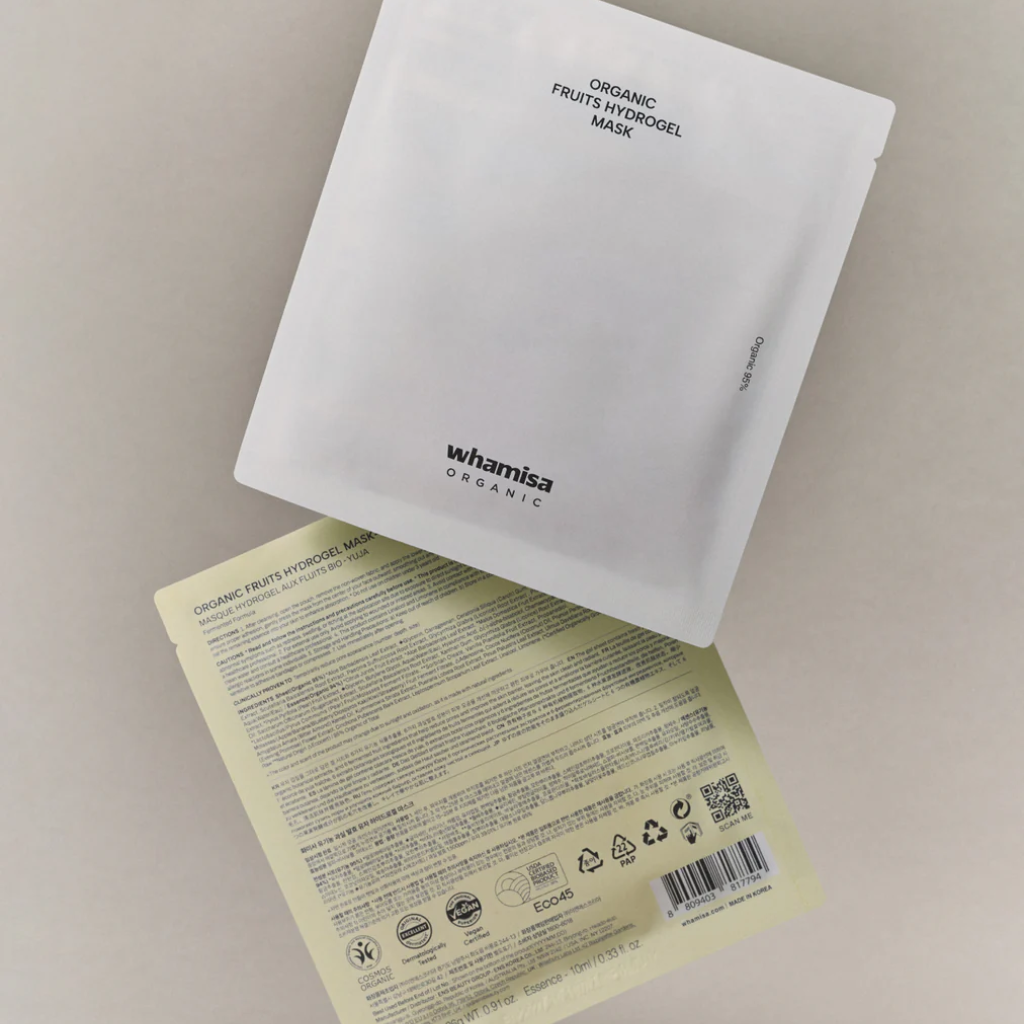 Whamisa | Organic Fruits Hydrogel Mask - Naturelle