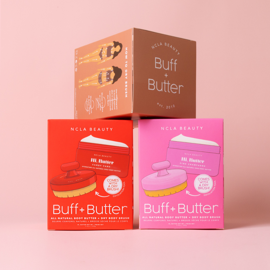 NCLA Beauty | Buff & Butter Body Set - Naturelle.fi