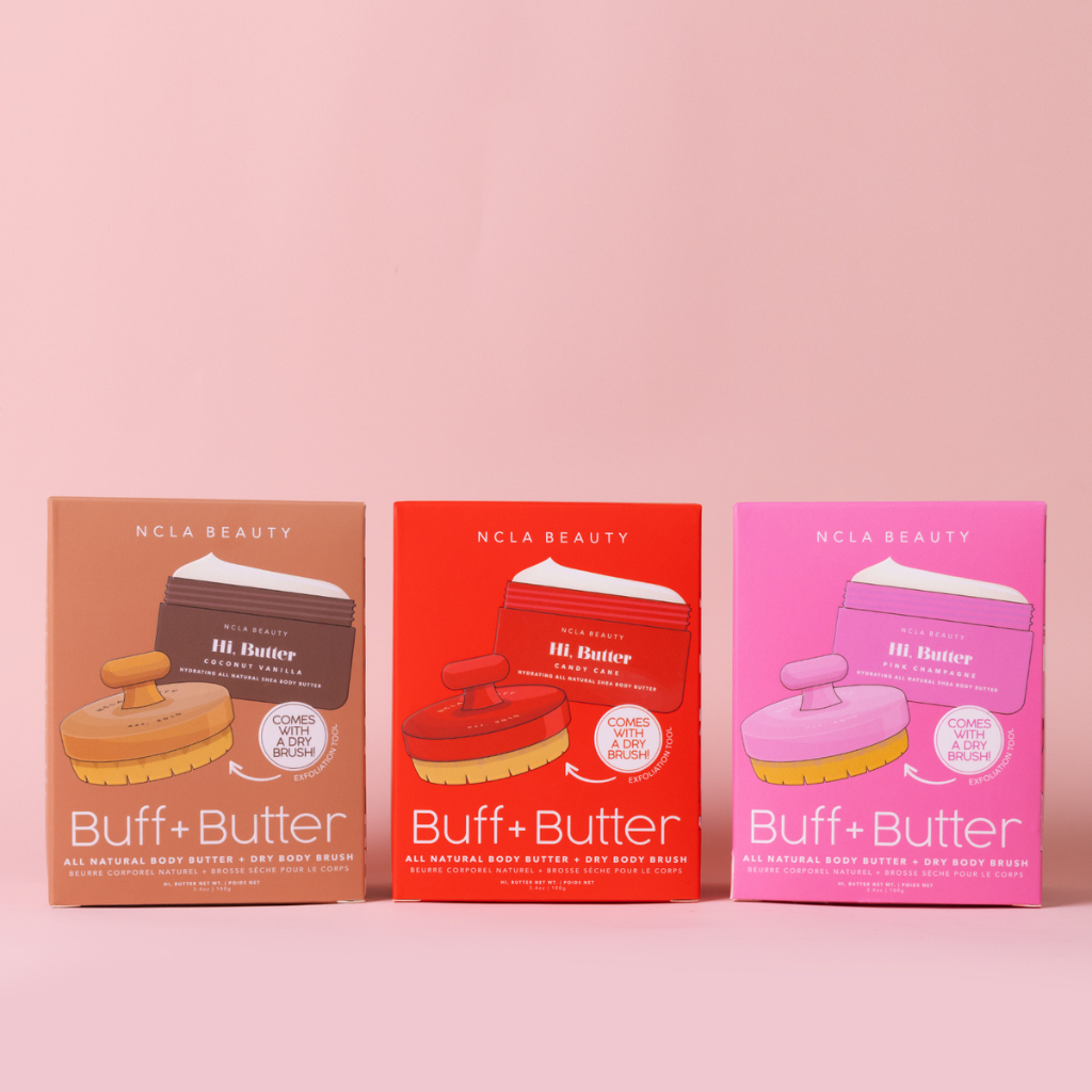 NCLA Beauty | Buff & Butter Body Set - Naturelle.fi