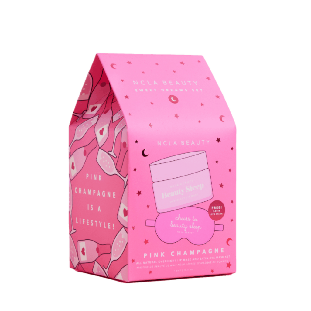 NCLA Beauty | Pink Champagne Lip Mask Gift Set - Naturelle.fi 