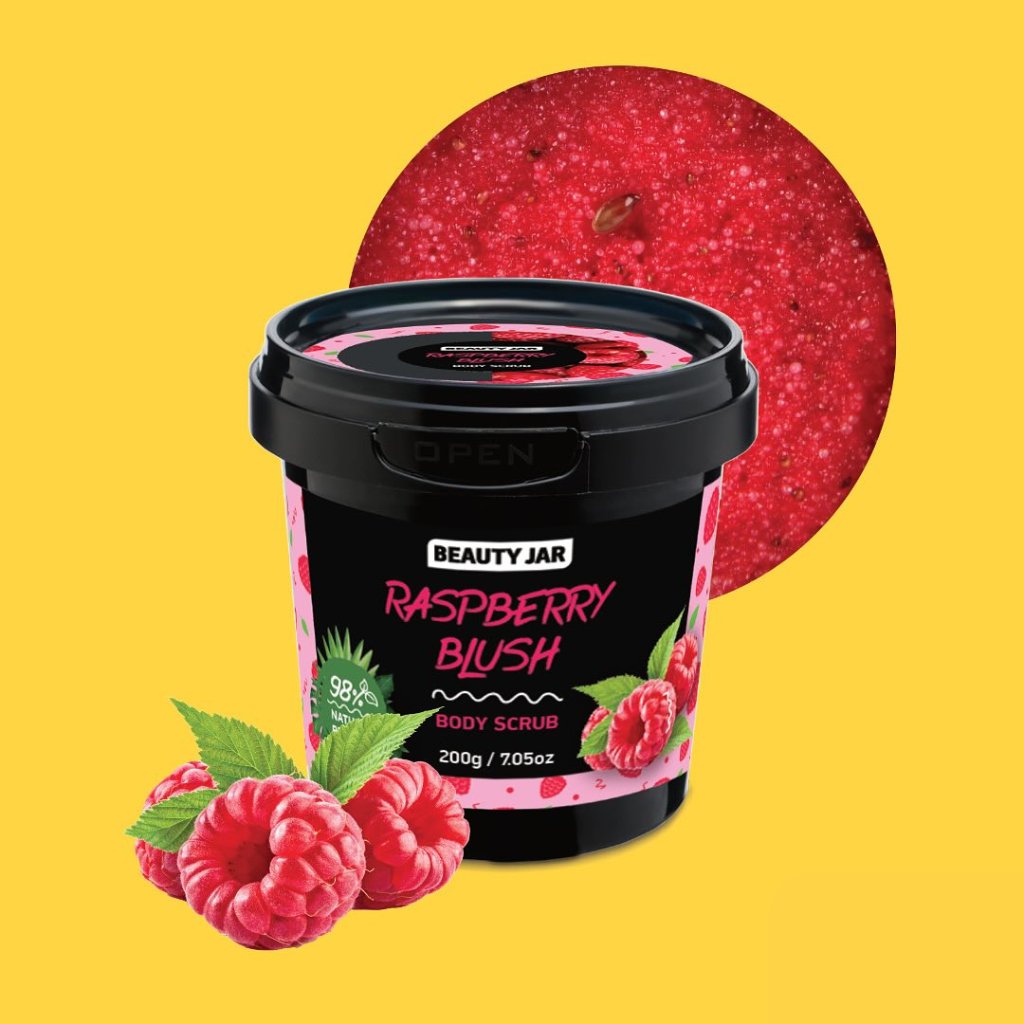 Beauty Jar | Raspberry Blush Body Scrub - Naturelle.fi