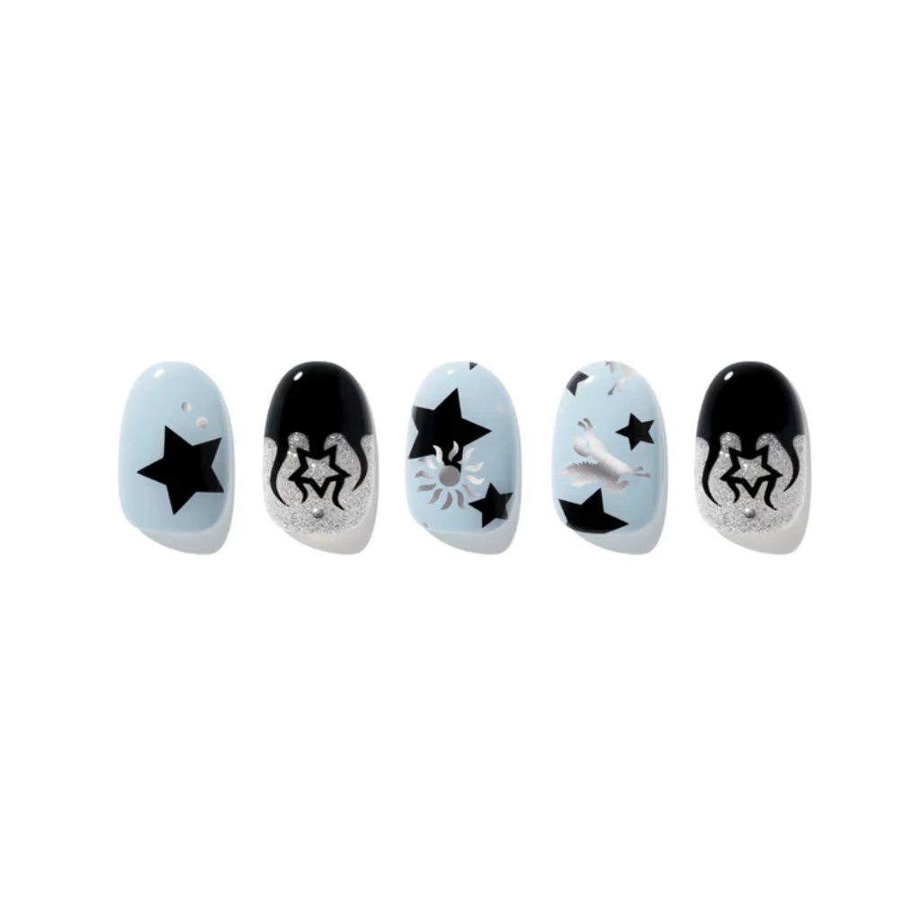 ÉDGEU | Gel Nail Sticker Rock Chic Neon Glow - Naturelle.fi