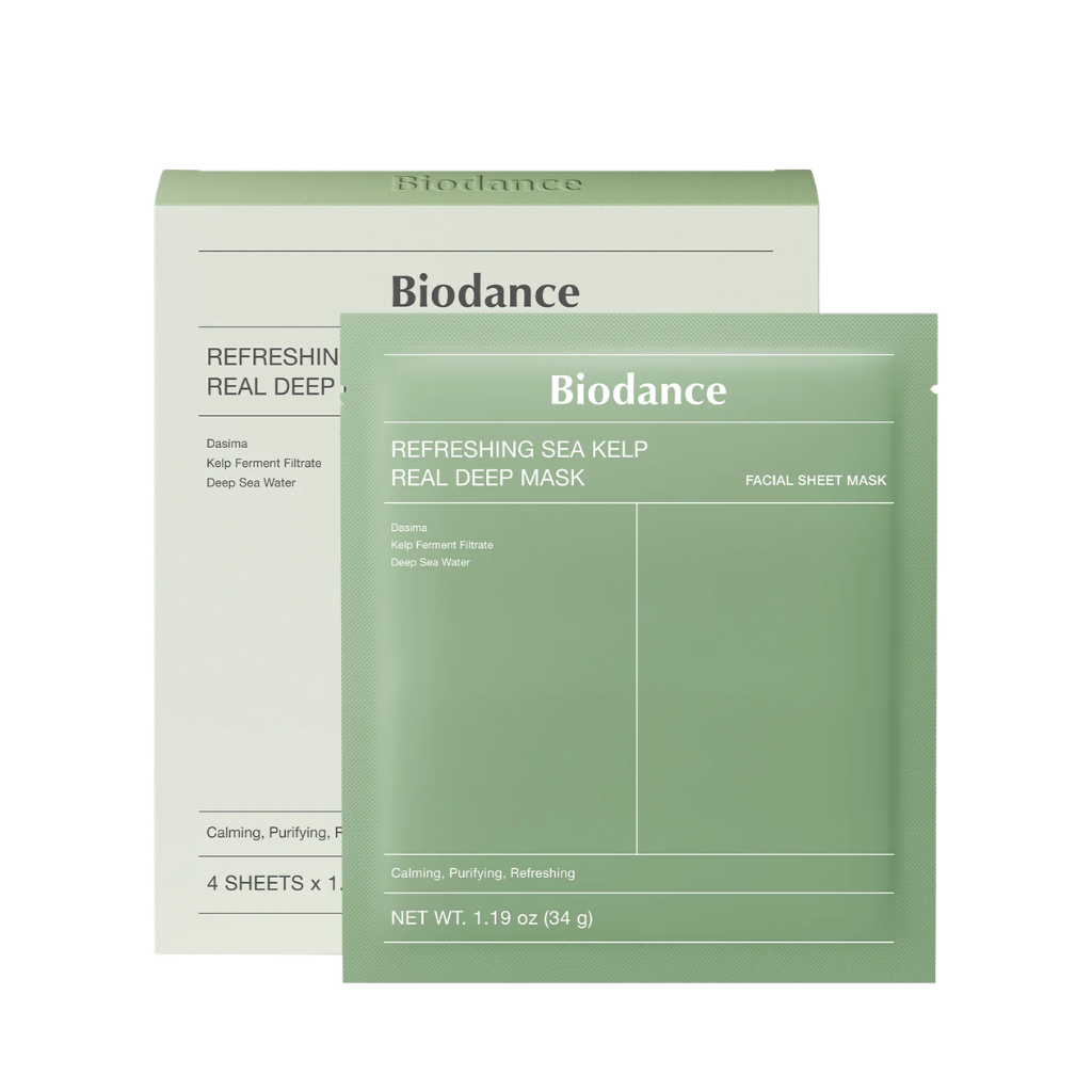 Biodance Refreshing Sea Kelp Real Deep Mask 4-pack