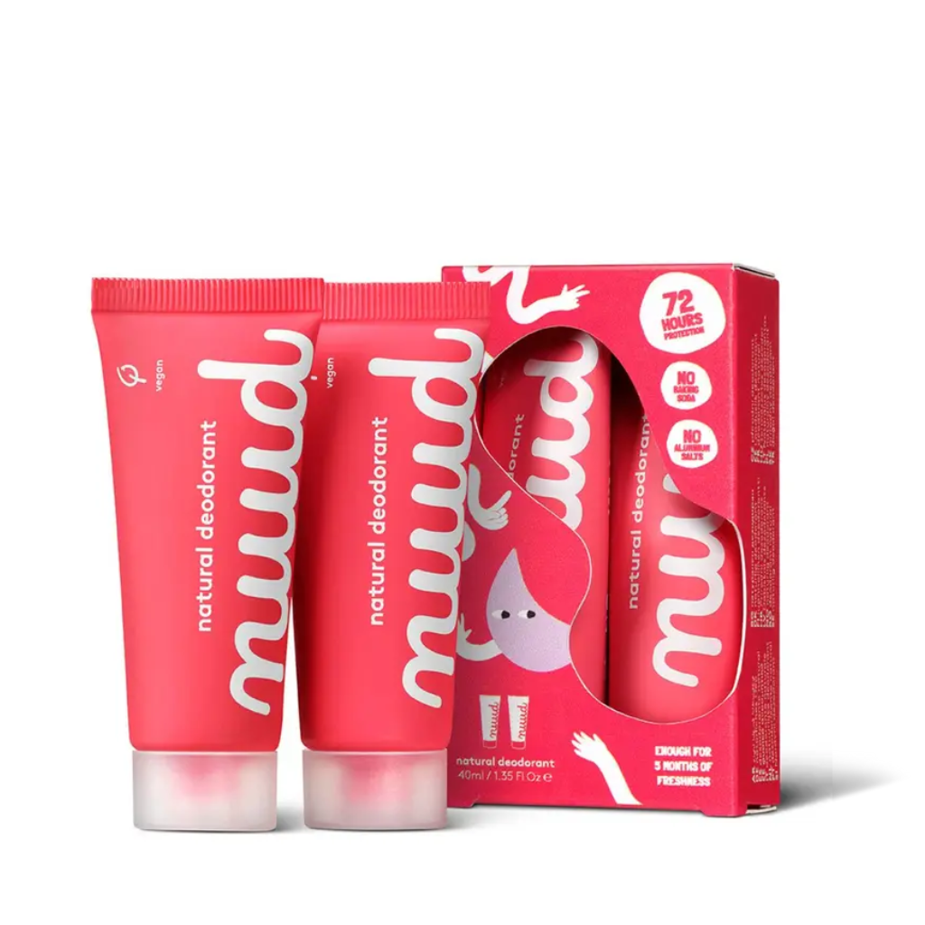 Nuud All Natural Deodorant Smarter Pack 2-Pack | new cream