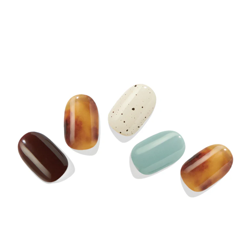 ÉDGEU | Gel Nail Sticker Sugar Bonbon Chocolat - Naturelle.fi