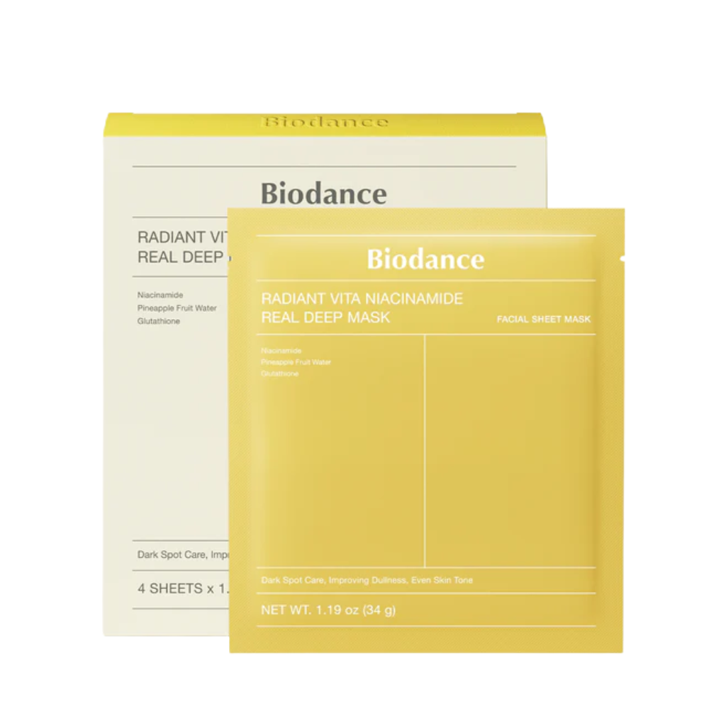 Radiant Vita Niacinamide Real Deep Mask 4-pack
