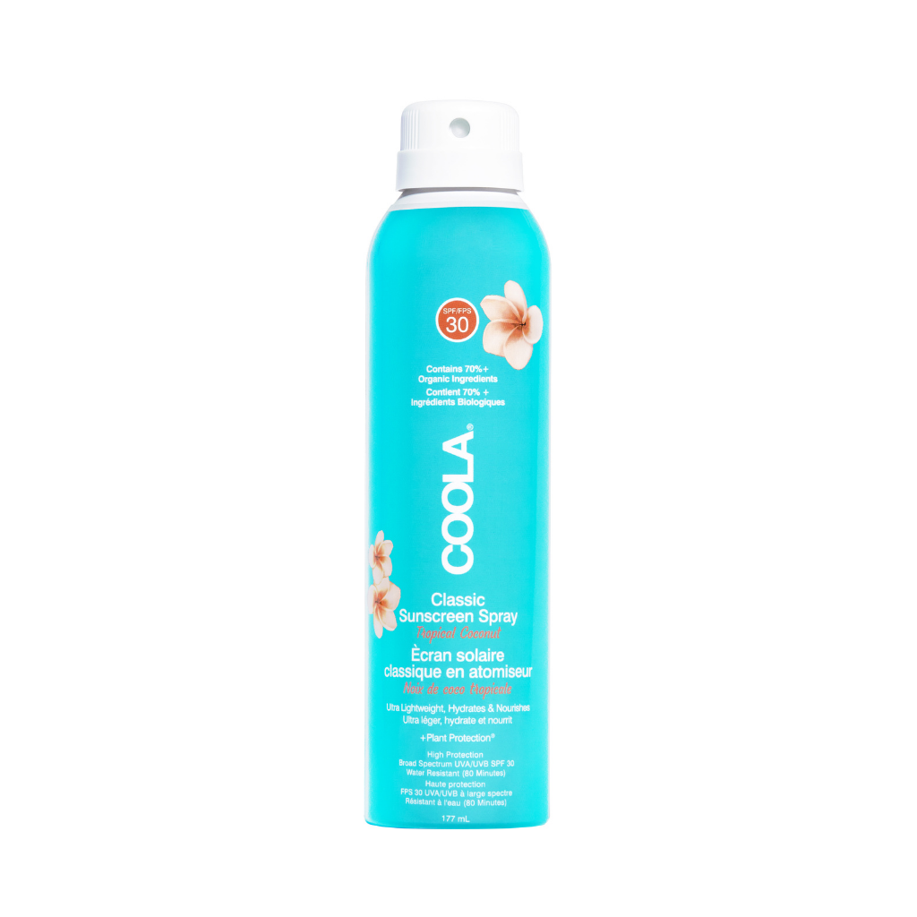 COOLA Classic Sunscreen Spray Tropical Coconut | Aurinkosuojasuihke SPF30