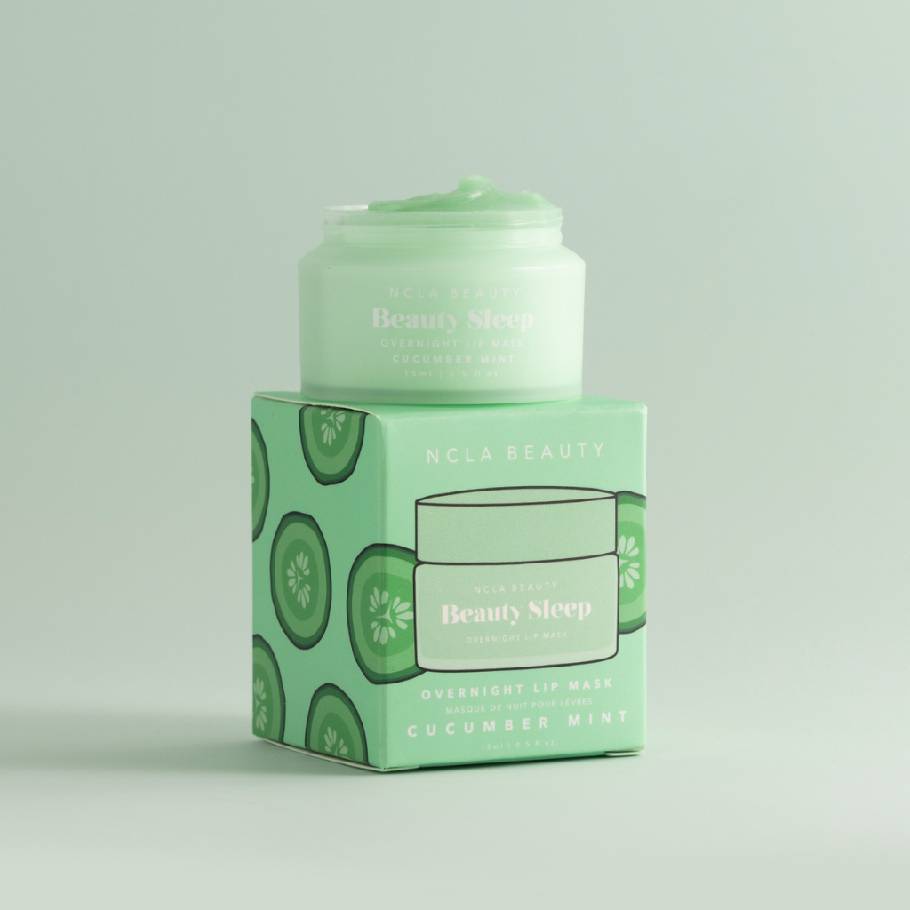 NCLA Beauty | Beauty Sleep Lip Mask Cucumber Mint - Naturelle.fi
