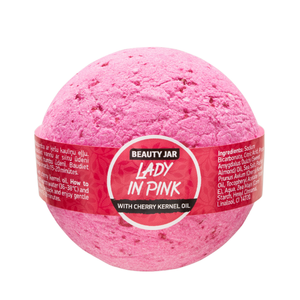 Beauty Jar | Lady In Pink Bath Bomb - Naturelle.fi