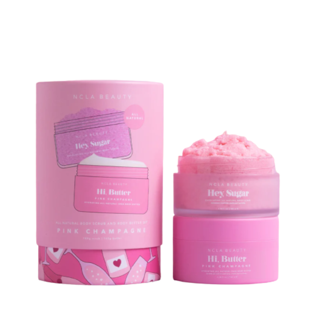 NCLA Beauty | Pink Champagne Body Care Set - Naturelle.fi